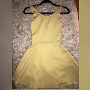 Yellow H&M dress